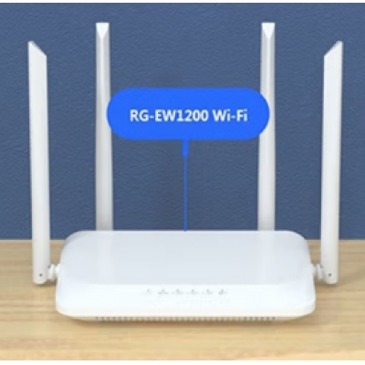锐捷（Ruijie） 无线路由器 无线速率1167M RG-EW1200子母路由 wifi信号放大器 白色